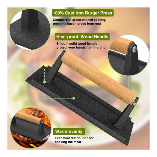 Wildone Smash Burger Press, Smasher De Hamburguesas De De De