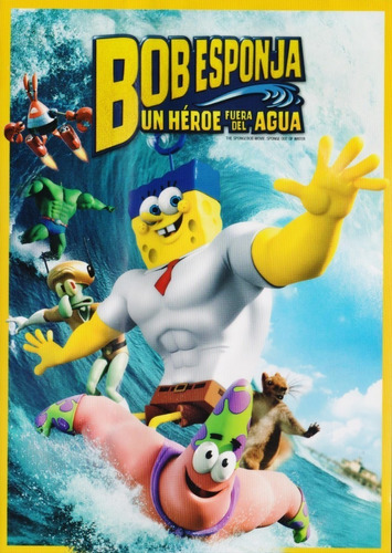 Bob Esponja Un Heroe Fuera Del Agua Pelicula Dvd