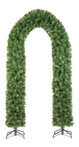 Arco Guirnalda Pino Portal Navideño Verde 250cm P/ Puerta 