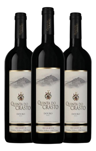 Vinho Q. Crasto Vinhas Velhas Tinto 750ml 3x1 (cx Madeira)
