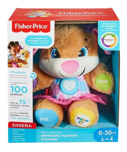 Rie Y Aprende Hermanita Aprende Conmigo Fisher Price 