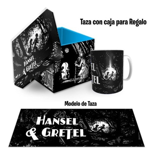 Taza, Hansel Y Gretel, Con Caja Para Regalo