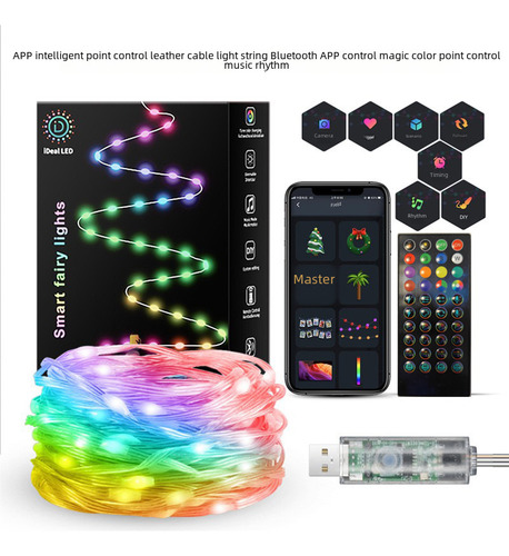 Control Remoto Voz Usb App Bluetooth 15 M 150 Lámparas
