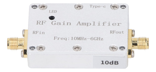 Amplificador De Ganancia Rf De Bajo Ruido 10mhz-6ghz 10db Pr
