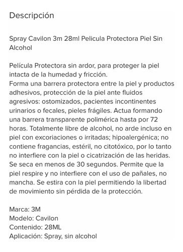 Cavilon Spray 3m