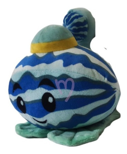Imagen 5 de 6 de Peluche Melón Punta Lanza Sandias Azul 20cm