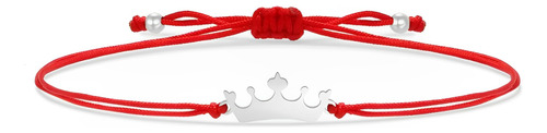 Pulsera Niña Niño Rojo Plata Joya Regalo Cumpleaños Navidad