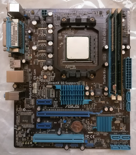 Placa Socket Am3+ Ddr3 M5a78l-m Lx Asus Fx/phenom/athlon (Usado)