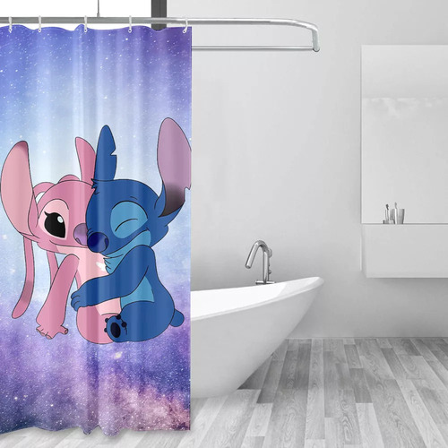 Mjj Compatible Con El Juego De Cortinas De Ducha Lilo And