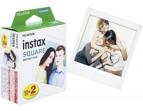 Imagen 3 de 3 de Fujifilm Cartucho Instax Square 2-pack (20 Hojas)