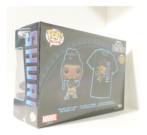 Funko Pop! Marvel Black Panther Tee Box - Shuri 876 Glows (Usado)