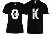 Comprar Playera Duo Pareja, Novios, Enamorados Rey Y Reina