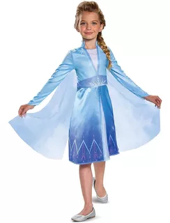 Vestido Elsa Frozen 2 Niña Importado