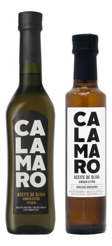 Promo Aceites Virgen Extra Calamaro Premium + Varietal Arbeq