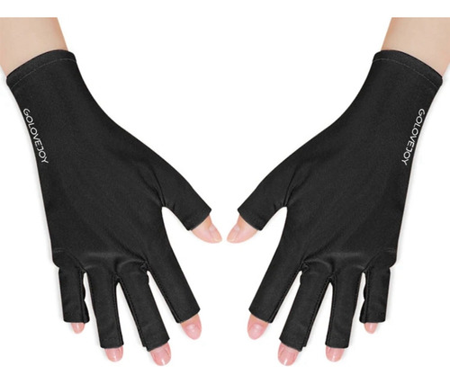 1 Par Guantes Protección Uv Negro Testeados En Laboratorio 