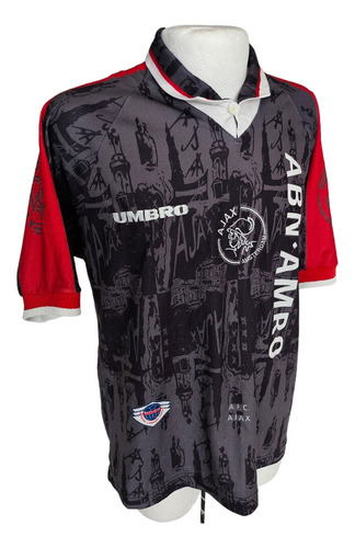 Jersey Umbro Ajax Visita 1996-1997 Original De Época 