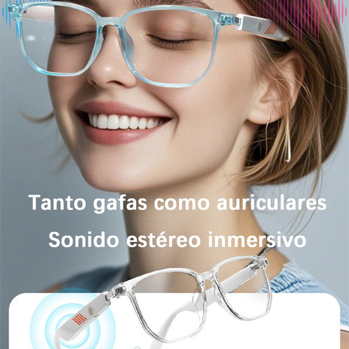 Gafas Bluetooth Con Lentes Que Filtran La Luz Azul