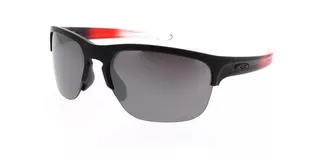 Lentes Oakley Sliver Edge Negra Rojo Blanco Lunas Prizm