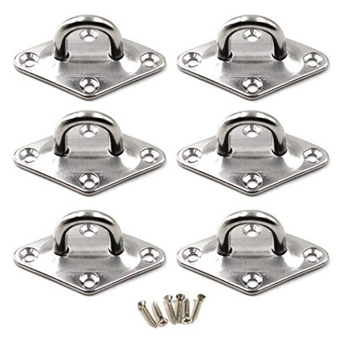 M5 Ceiling Hook Pad Eye Plate 304 Stainless Steel Wall ...