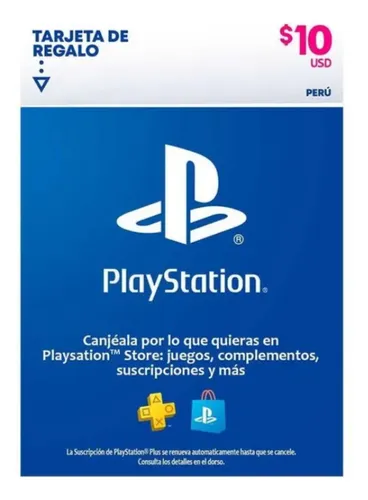 comprar Tarjeta Digital Psn $10  Region  De Cuenta Ee.uu