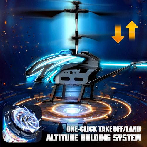«helicóptero Rc, 2,4 Ghz, 3,5 Canales, Luz Led, Vuelo Automá