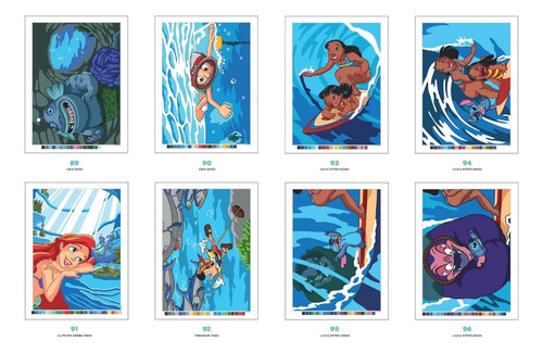 Livro De Colorir Mistérios Disney Sobre O Oceano Encadernado Gramatura 90