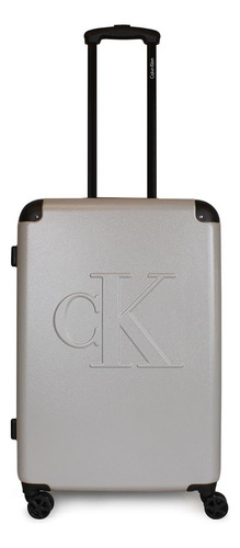 Set 3 Maletas Cadillac Cabina+m+l Gris Calvin Klein