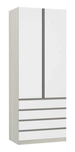 Guarda-roupa Modulado 2 Portas 4 Gavetas Prime Plus Luciane