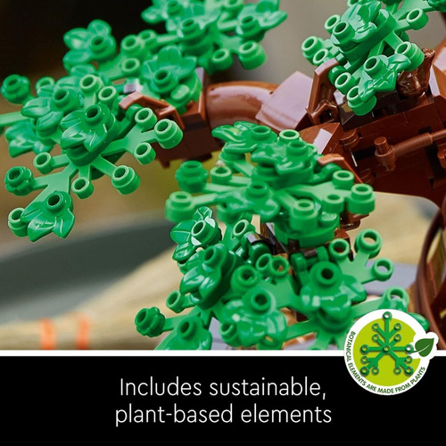 Lego Icons Bonsai Artificial Tree Building 10281 Home Decor