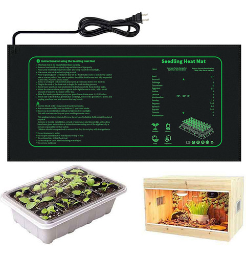 Almohadilla Térmica Seedling Heat Mat De 10 X 20,75 Cm, 1 Pa