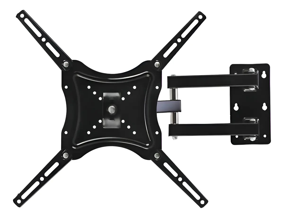 Soporte Tv De Pared Brazo Base Para Tv 14 A 55 Pulgadas 50kg Color Negro