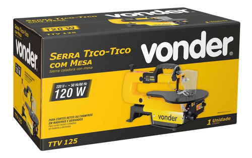 Serra Tico-tico Com Mesa Ttv 125 220v Vonder