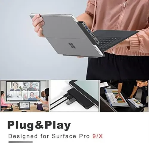 Estación De Acoplamiento Surface Pro 9 Hub Multipuerto 6 En