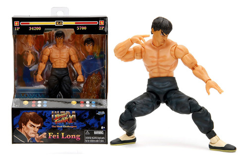 Figura Fei Long Street Fighter Capcom Jada 6 Pulg Ofert!