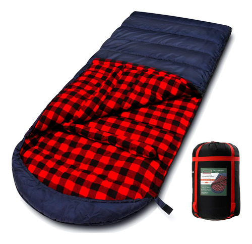 Pallygo 0 Degree Sleeping Bag Cotton Flannel Sleeping Bags F