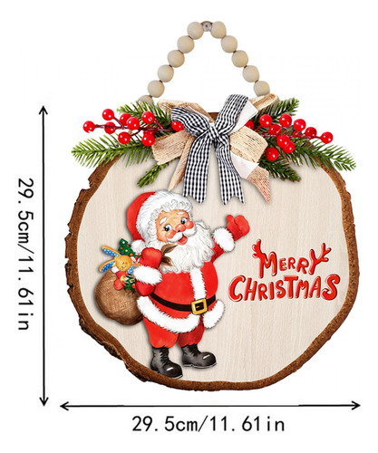 Letrero Colgante De Navidad, Letrero De Puerta Con Coronas