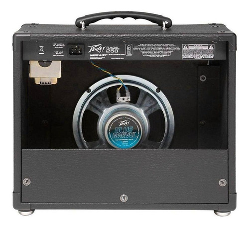 Amplificador de guitarra Peavey Rage 258 Transtube, 25 W, 110 V, color negro