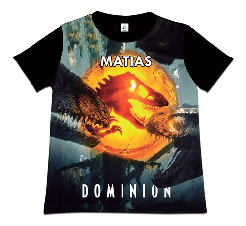 Franela Camisa Niño Jurassic World Dominion En Algodon