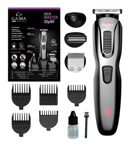 Rasuradora y cortadora de pelo GA.MA Italy GCX Master negra
