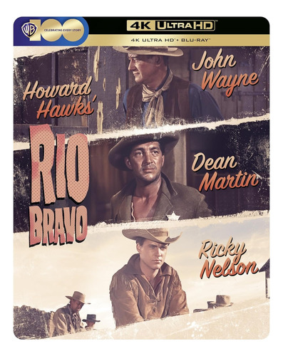 4k Ultra Hd + Blu-ray Rio Bravo / Steelbook