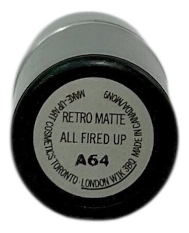 Mac Lipstick Batom Retro Matte - Cor All Fired Up