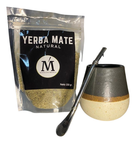Imagen 3 de 5 de Kit De Mate Argentino Mate- Bombilla - Yerba Mate