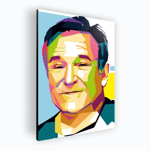 Cuadro Decorativo Mural Poster Robin Williams 42x60 Mdf