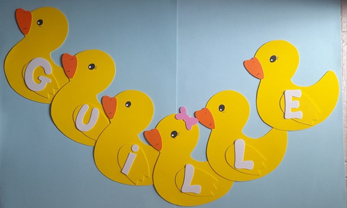 Patitos En Goma Eva Animalitos Granja Goma Eva