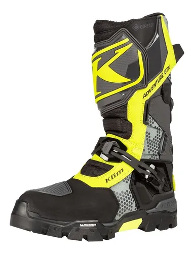 Botas Moto Klim Adventure Gtx Goretex Asphalt Hi-vis Bamp