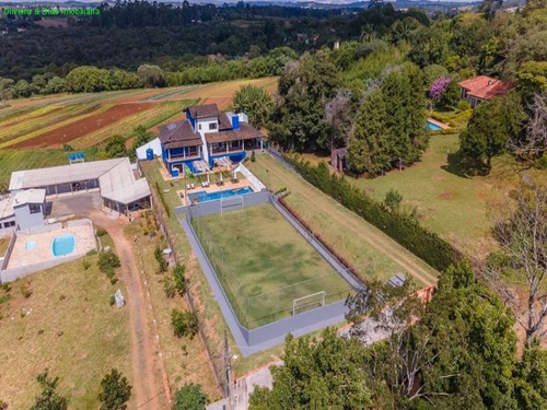 Imagem 7 de 30 de Linda Casa De Campo, Grande Parte Térrea, Avarandada Com Linda Vista E Ótimo Acabamento. - Ca01013 - 71031827
