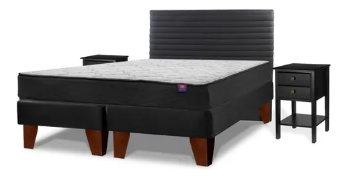 Cama Therapedic Plus Flex 2 Pl Bd + Resp Modern Y Vel Rover