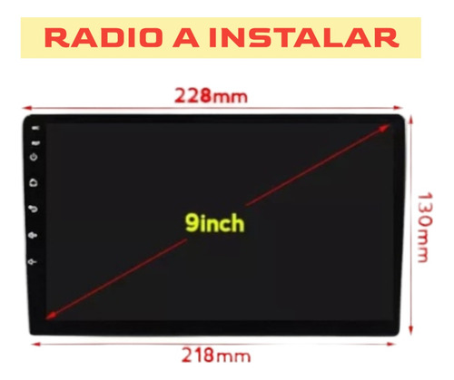 Bisel Adaptador Radio Android 9 Pulgadas Dfsk Ax4 2017-2021