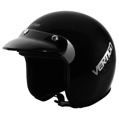 Casco para moto abierto Vertigo Basic 2014  negro talle S 