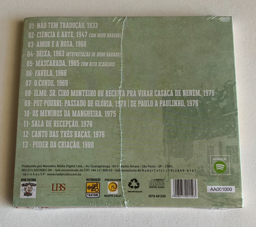 Cd Denis Maracci & Quinteto - Samba Do Professor Ou Lacrado